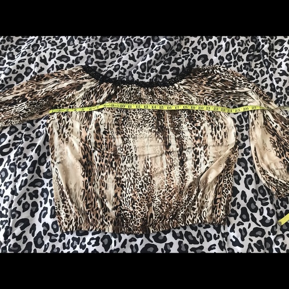 NWT Boston Proper Leopard Blouse - Picture 4 of 6